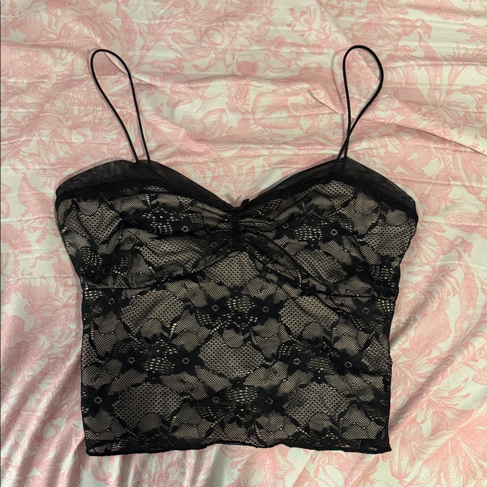 Lace tank top